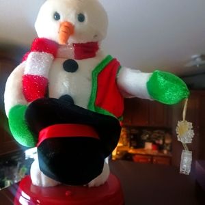 Christmas snowman that sings a song
